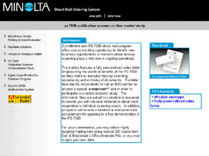 Minolta Dealer Ordering System